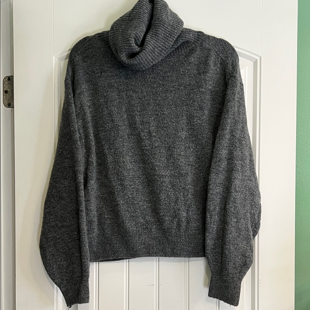 H&M Charcoal Cowl Neck Sweater